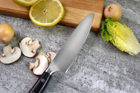 Couteau Fukito Ebène X50 Chef lame 21cm