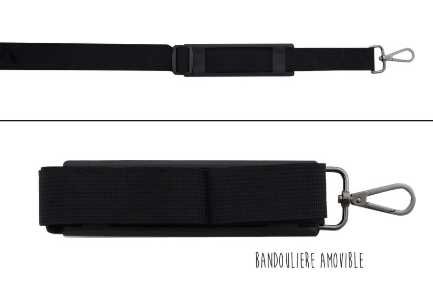 Trousse à couteaux Wusaki vide 9 emplacements + 2 poches