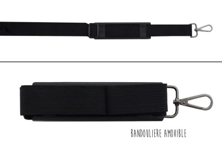 Trousse à couteaux Wusaki vide 9 emplacements + 2 poches