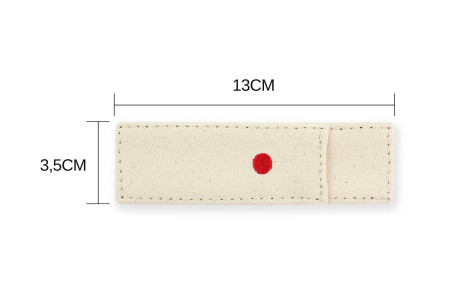 Étui à couteaux de cuisine en lin - lame max 10cm