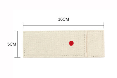 Étui à couteaux de cuisine en lin - lame max 13cm
