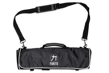 Trousse à couteaux Fukito vide 9 emplacements + 2 poches