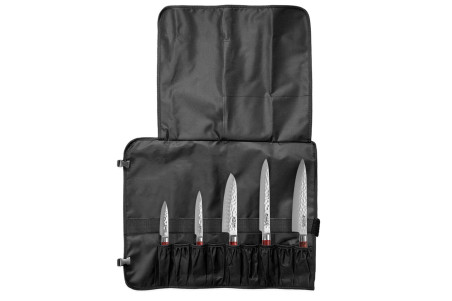 Mallette de couteaux de cuisine Wusaki Pakka X50 - 5 pièces