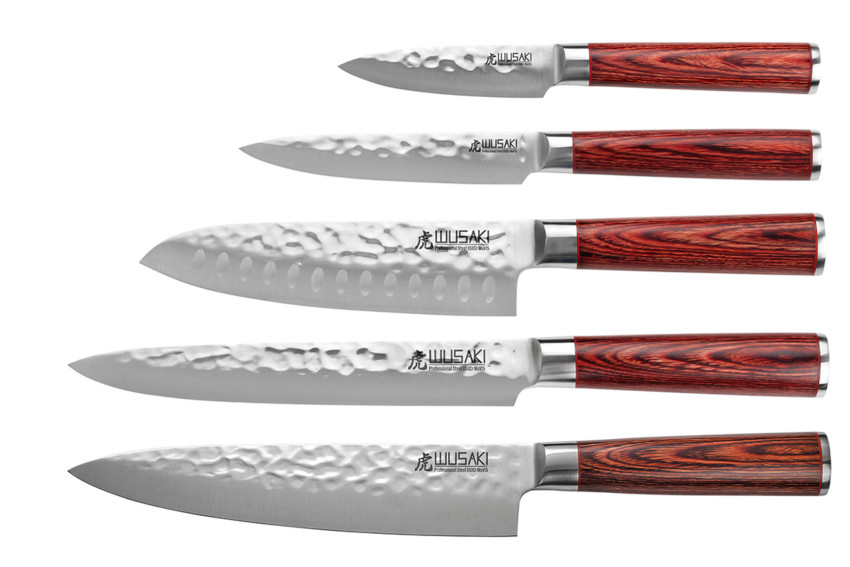 Mallette de couteaux de cuisine Wusaki Pakka X50 - 5 pièces