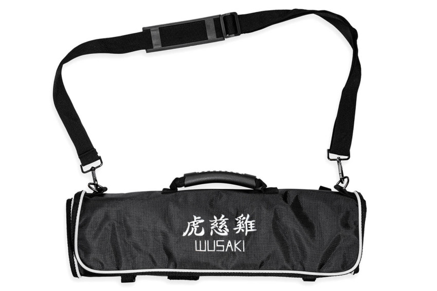 Mallette de couteaux de cuisine Wusaki Damas Olive 10CR - 5 pièces