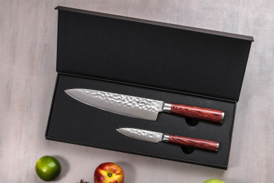 Coffret de couteaux Wusaki Pakka X50 2 pièces - Chef + Office 2