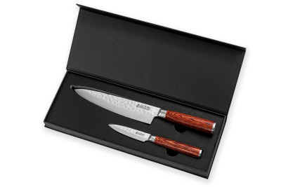 Coffret de couteaux Wusaki Pakka X50 2 pièces - Chef + Office