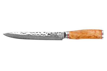 Couteau Wusaki Damas Olive 10CR Trancheur 20cm