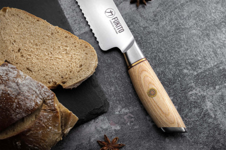 Couteau Fukito Pakka San Mai Pain 21cm