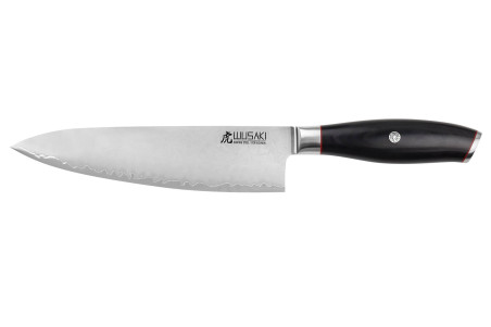 Couteau Wusaki Fujiko Black 10CR - Chef lame San Maï 20cm