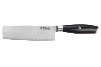 Couteau Wusaki Fujiko Black 10CR - Nakiri lame San Maï 17cm