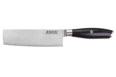 Couteau Wusaki Fujiko Black 10CR - Nakiri lame San Maï 17cm