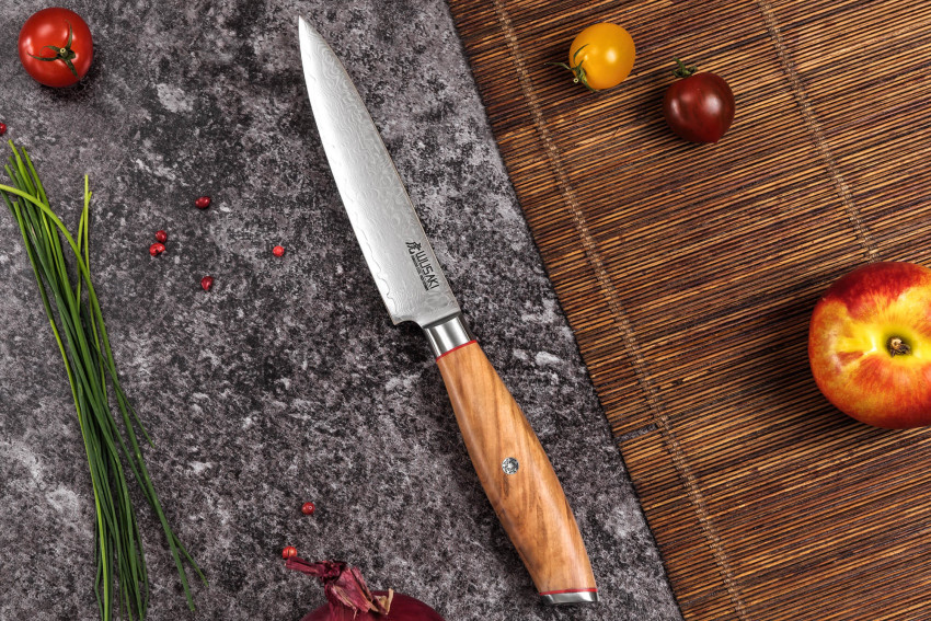 Couteau Wusaki Fujiko 10CR Universel lame damassée 12cm
