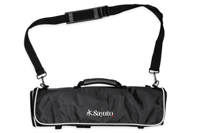 Trousse à couteaux Sayuto vide 9 emplacements + 2 poches