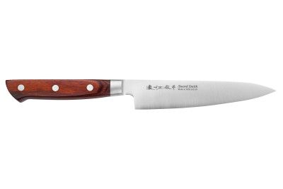 Couteau de cuisine japonais Satake Cutlery Brown Pakka Office 13,5cm