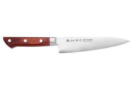Couteau de cuisine japonais Satake Cutlery Brown Pakka Chef 18cm