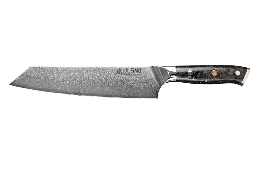 Couteau Wusaki Sakin Damas 10Cr Kiritsuke lame 20cm