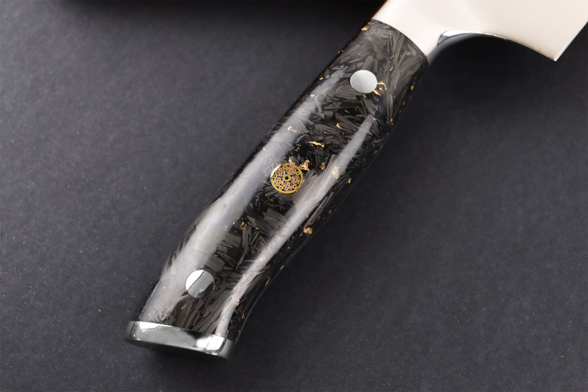Couteau Wusaki Sakin Damas 10Cr Nakiri lame 17cm