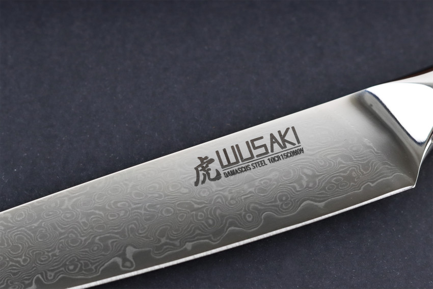 Couteau Wusaki Sakin Damas 10Cr Universel lame 15cm