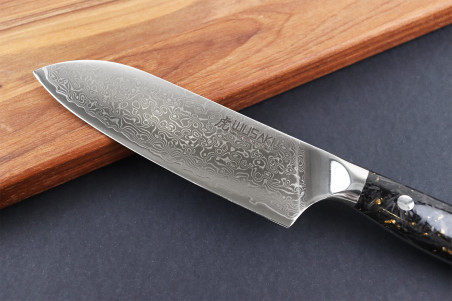 Couteau Wusaki Sakin Damas 10Cr Ko-Santoku lame 13cm
