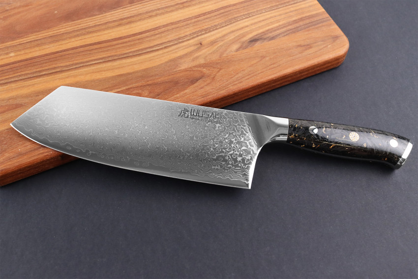 Couteau Wusaki Sakin Damas 10Cr Chef Chinois lame 19cm