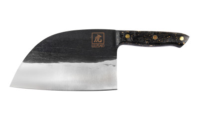 Couteau XL Wusaki BIG ONE brut de forge lame 17,5cm + étui